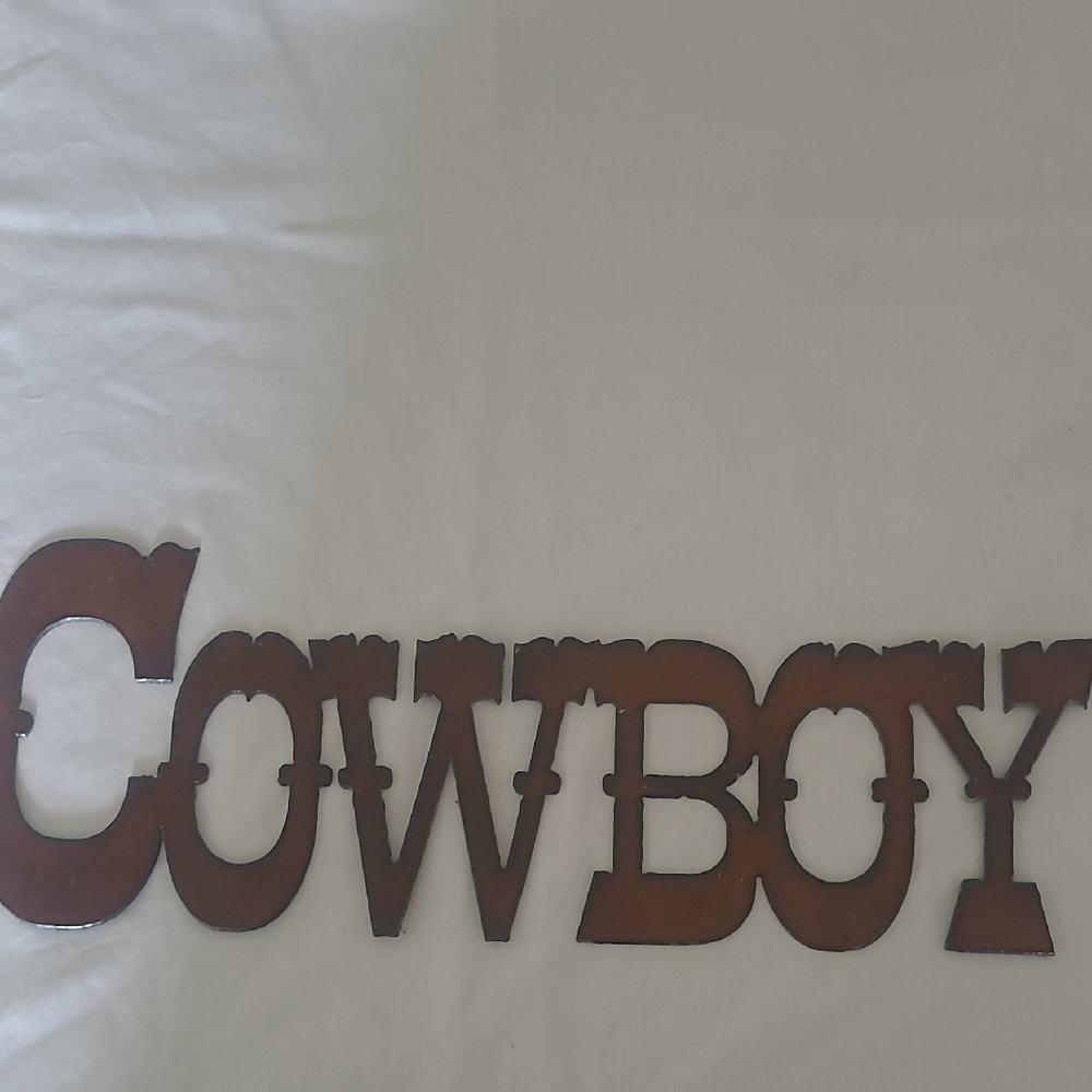 Weston  Cowboy Sign Pre Owned  some scratches
